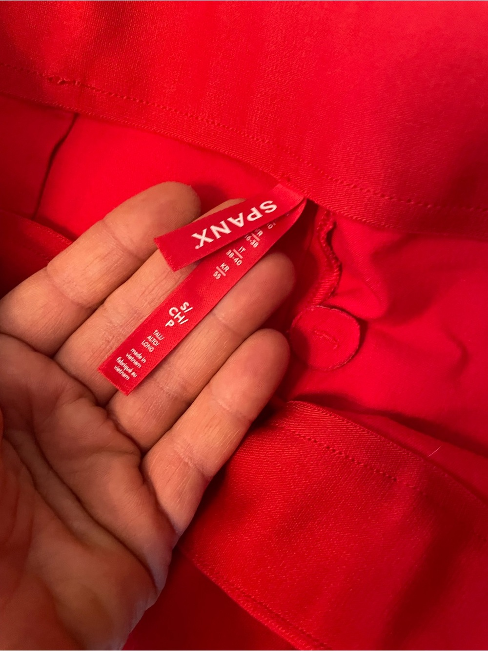 SPANX Red Flare Jeans - Picture 4 of 4